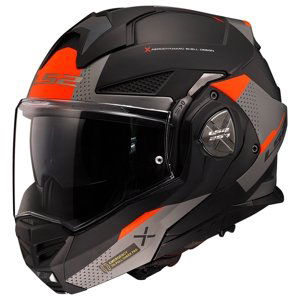 Výklopná moto prilba LS2 FF901 Advant X Oblivion Matt Black Titanium P/J M (57-58)