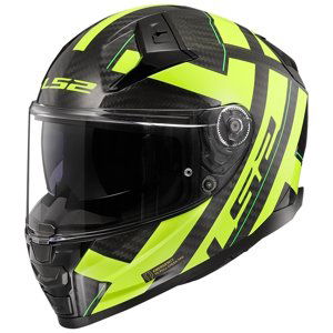 Moto prilba LS2 FF811 Vector II Carbon Strong Gl. Yellow XXS (51-52)