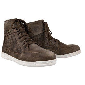 Moto topánky Oxford Kickback Air Brown CE hnedá - 43