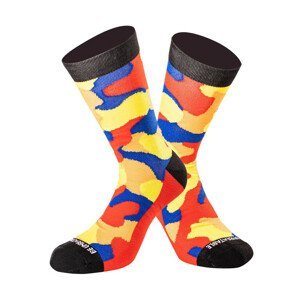 Ponožky Undershield Camo Short žltá/červená/modrá