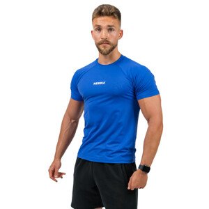 Pánske kompresné tričko Nebbia PERFORMANCE 339 blue - L