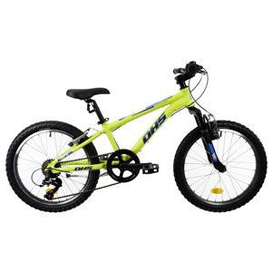 Detský bicykel DHS Teranna 2023 20" 7.0 Green - 10" (115-135 cm)