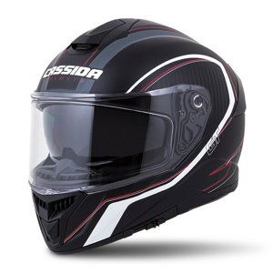 Moto prilba Cassida Integral GT 2.0 Reptyl čierno-bielo-červená M (57-58)