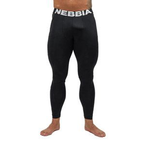 Pánske legíny s vreckom Nebbia Discipline 708 Black - XL