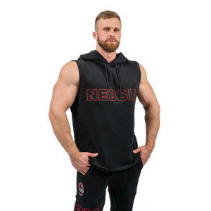 Mikina bez rukávov Nebbia Iron Beast 710 Black - L