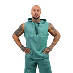 Mikina bez rukávov Nebbia Iron Beast 710 Green - L