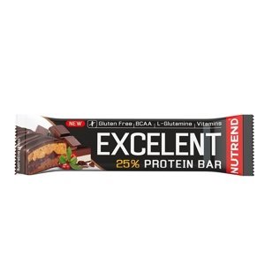 Proteínová tyčinka Nutrend Excelent Bar Double, 85 g mandle+pistácie s pistáciami