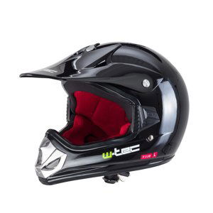 Detská moto prilba W-TEC V310 Pure Black - XL (55-56)