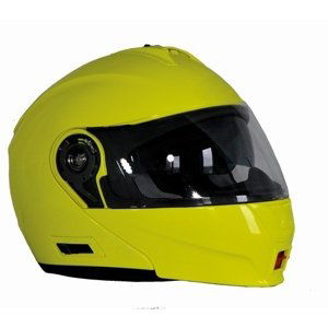 Prilba na motorku Ozone FP-01 fluo yellow - L (59-60)