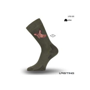 Lasting Ponožka LFSS 620 zelená Veľkosť: (42-45) L ponožky