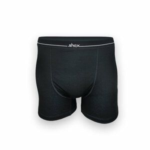 Pánske merino boxerky - čierna, M - Medium