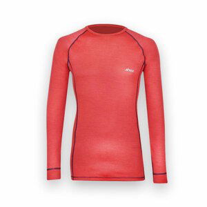 Pánske merino tričko - červená, M - Medium