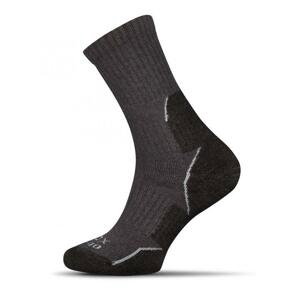 Trekking MERINO ponožky - tmavo šedá, L (44-46)