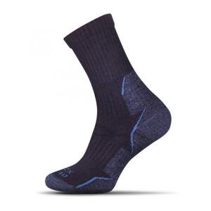 Trekking MERINO ponožky - tmavo modrá, L (44-46)