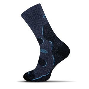 Merino Extreme ponožky - tmavo modrá, M (41-43)