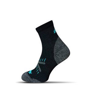 Merino Midi ponožky - čierna, L (44-46)