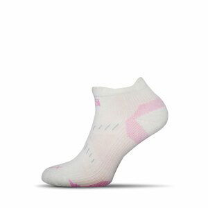 Compress letné ponožky - bielo-ružová, L (44-46)