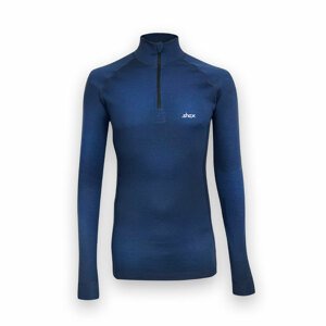 Pánske 100% merino tričko Extreme ZIP 240 - tmavo modrá, M - Medium