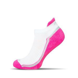 Summer Power ponožky - biela-magenta, M (41-43)