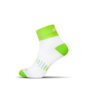 Speeder ponožky - bielo zelená, L (44-46)