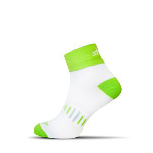 Speeder ponožky - bielo zelená, S (38-40)