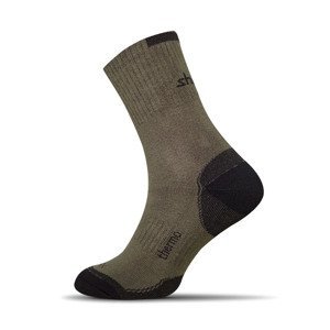 Termo ponožky - tmavo zelená, M (41-43)