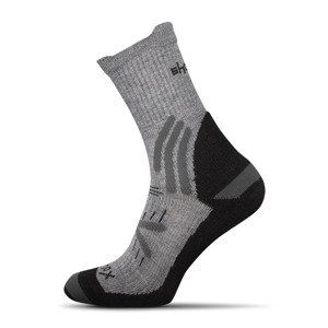 Compress Trekking MERINO ponožky - svetlo šedá, S (38-40)