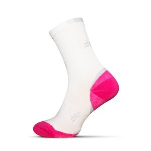 Clima Plus ponožky - M (41-43), biela-magenta