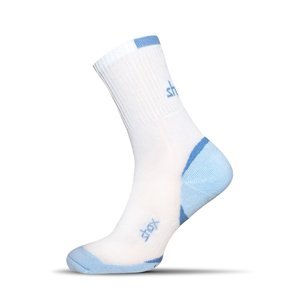 Clima Plus ponožky - M (41-43), bielo-svetlo modrá