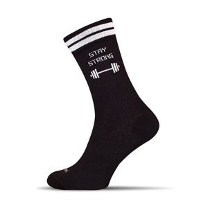 Ponožky stay strong - čierna, 43-46
