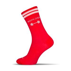 Ponožky gymlover red - červená, 43-46