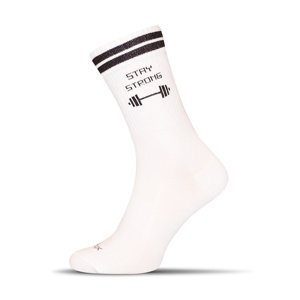 Ponožky stay strong - biela, 39-42