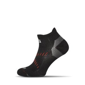 Compress letné ponožky - čierno-červená, M (41-43)